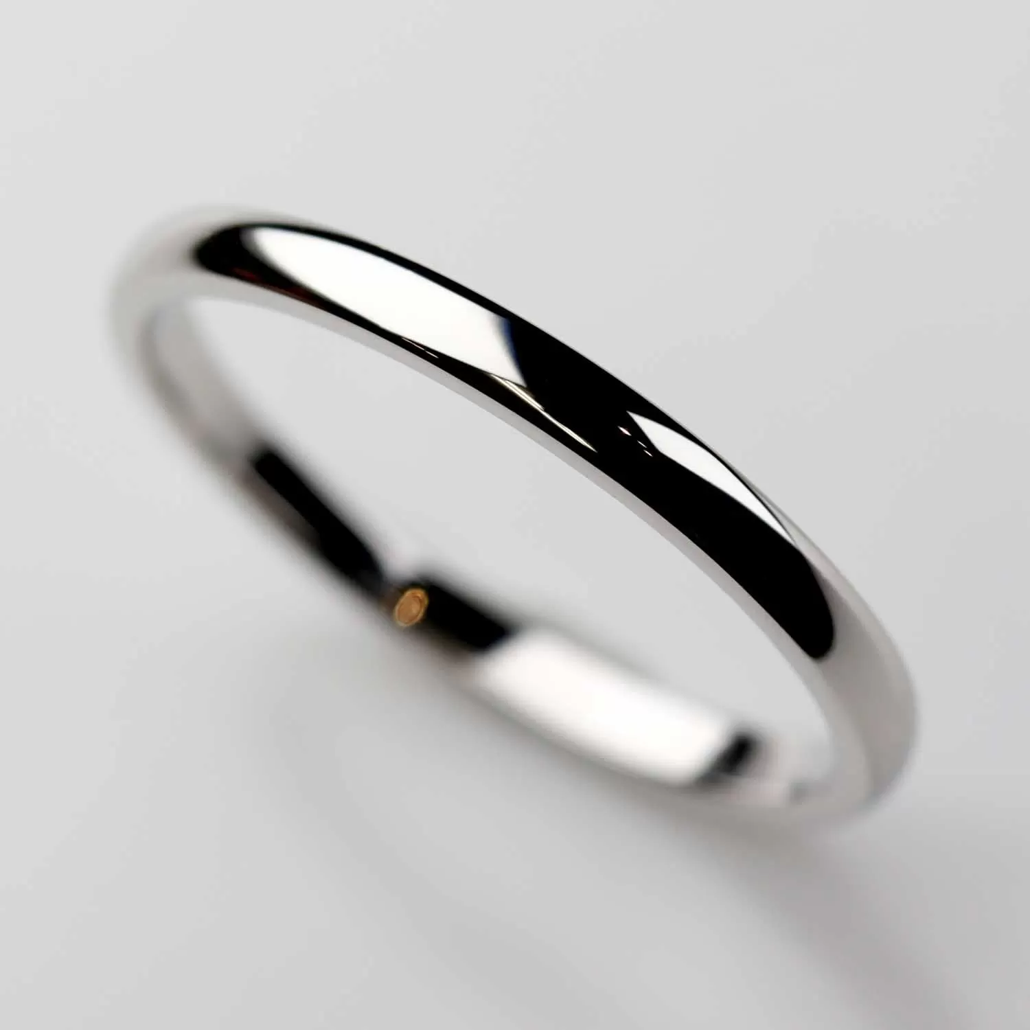 2mm Low-Dome Wedding Band •