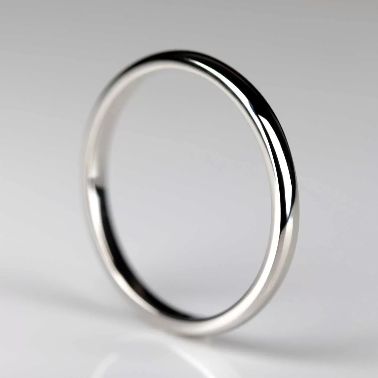 2mm Low-Dome Wedding Band •