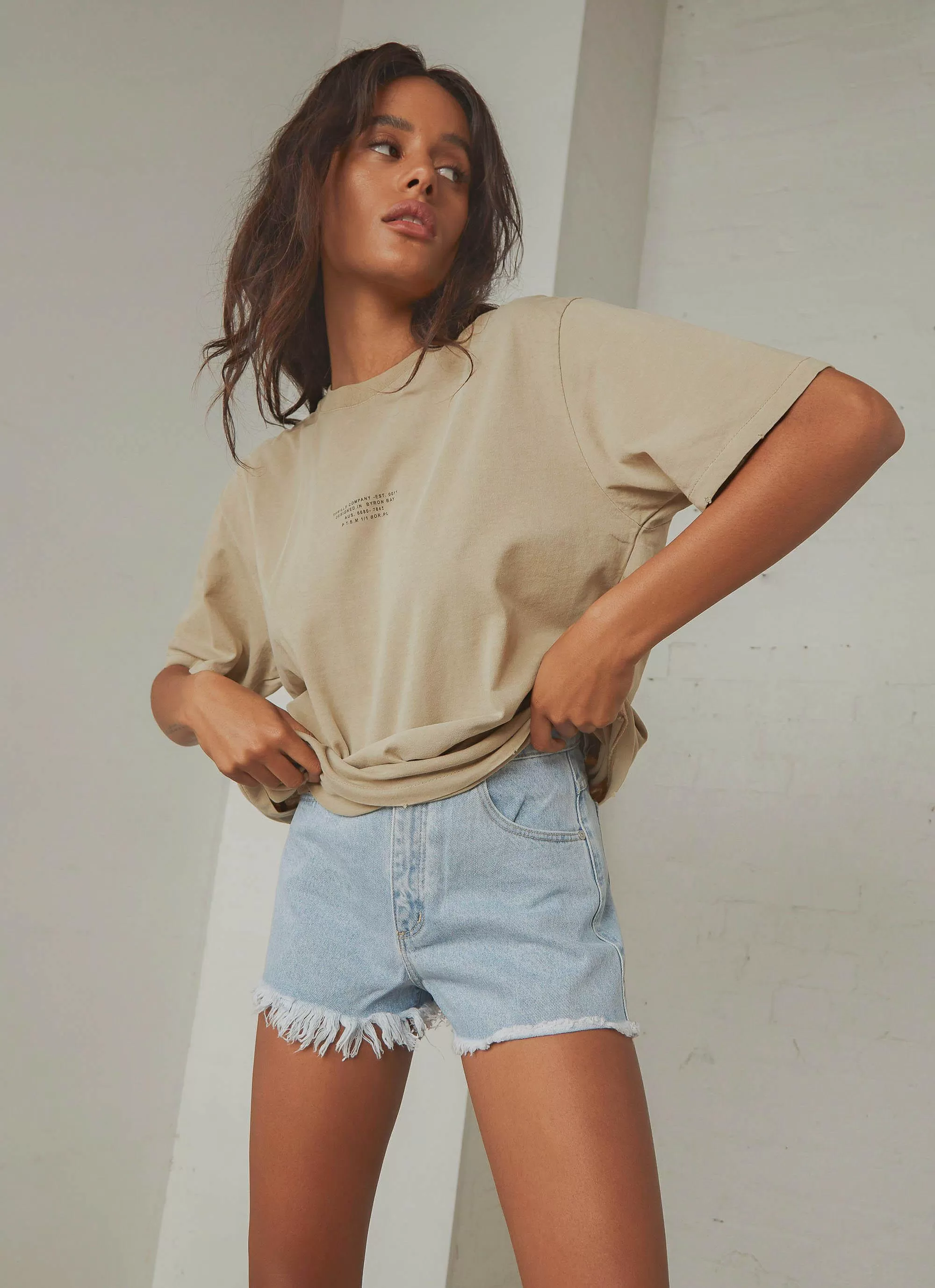 A High Relaxed Shorts - Esmeralda