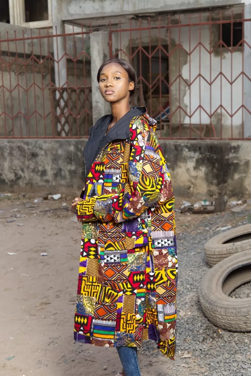 African Summer Parka In Patchwork