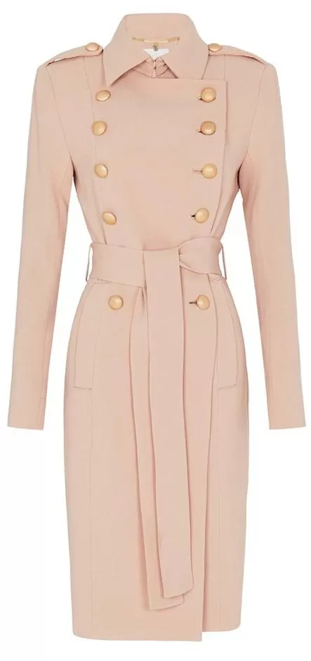 'Andrea' Trench Coat, Pink