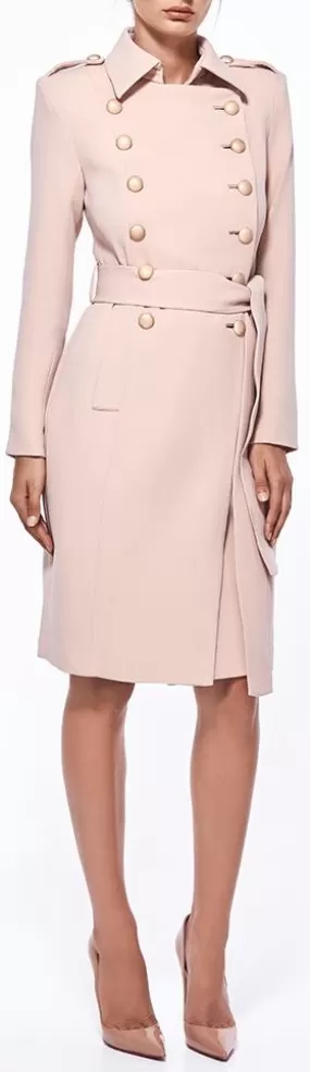 'Andrea' Trench Coat, Pink