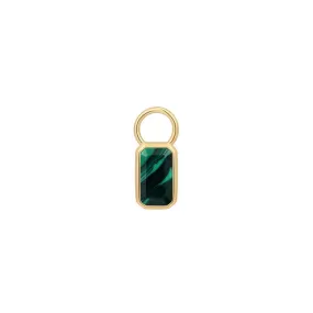 Ania Haie Gold Faceted Green Earring Charm