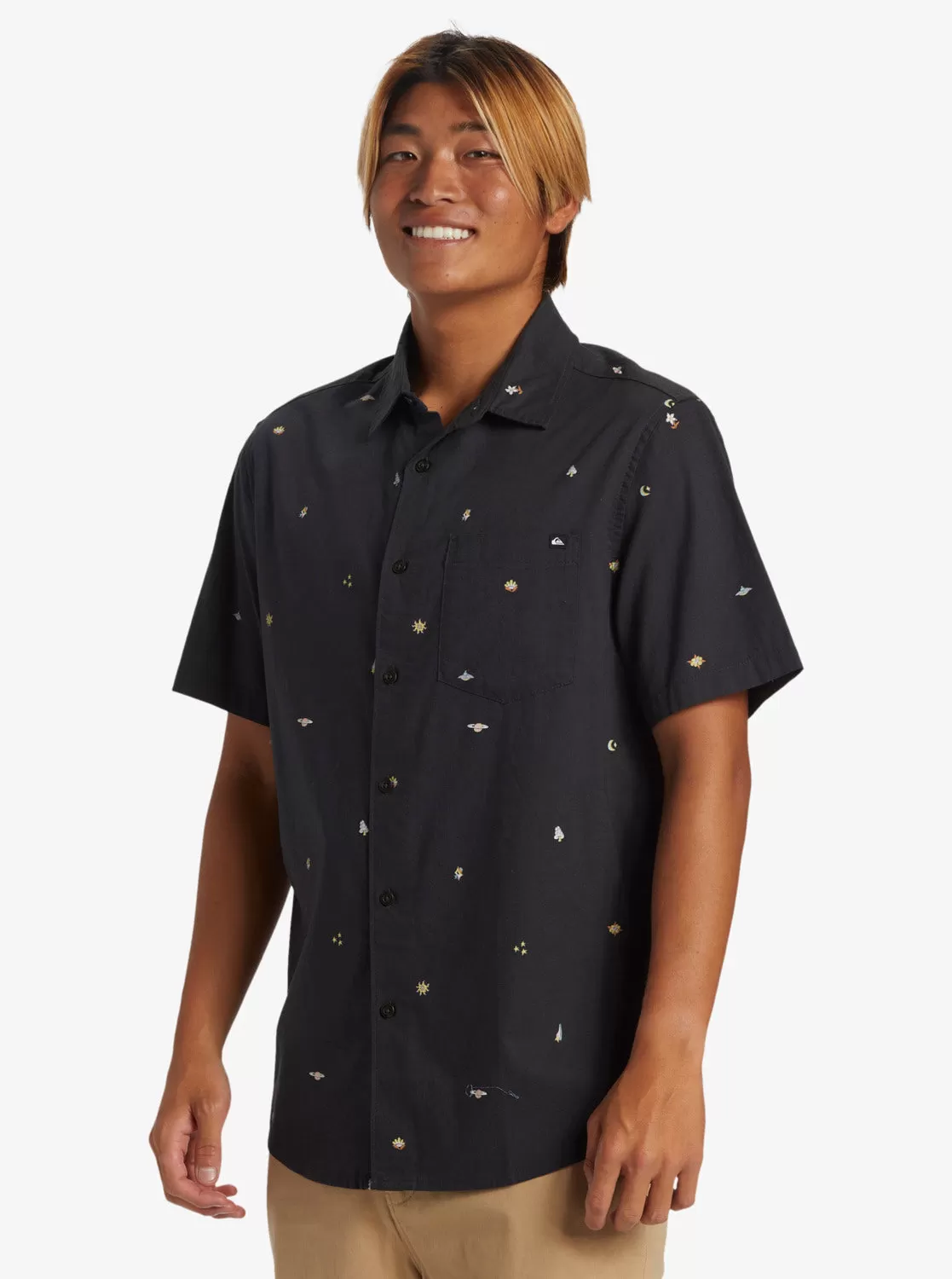 Apero Classic Short Sleeve Woven Shirt - Tarmac Aop Mix Bag Ss