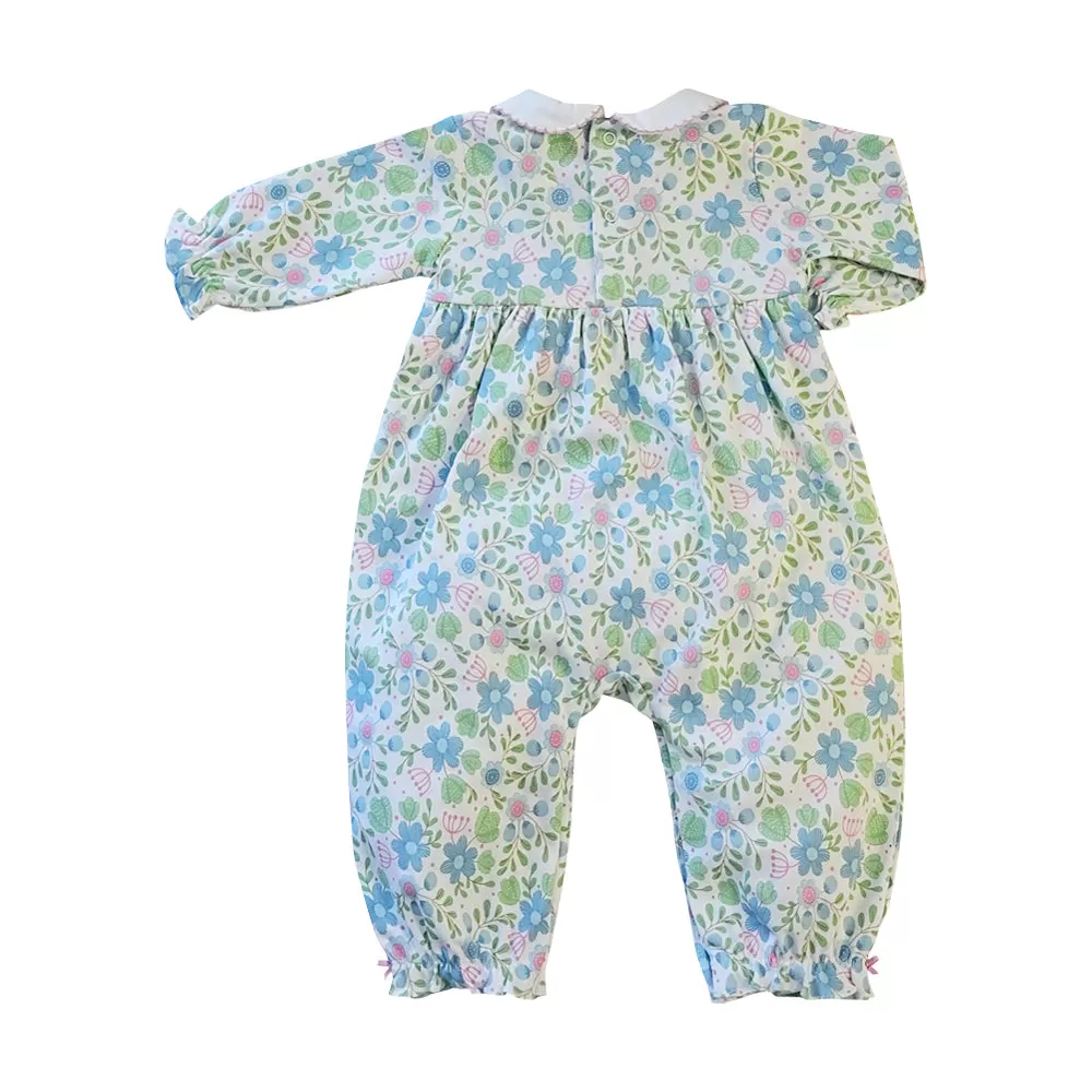 Baby Girl's "Christina & Cameron" Floral Romper