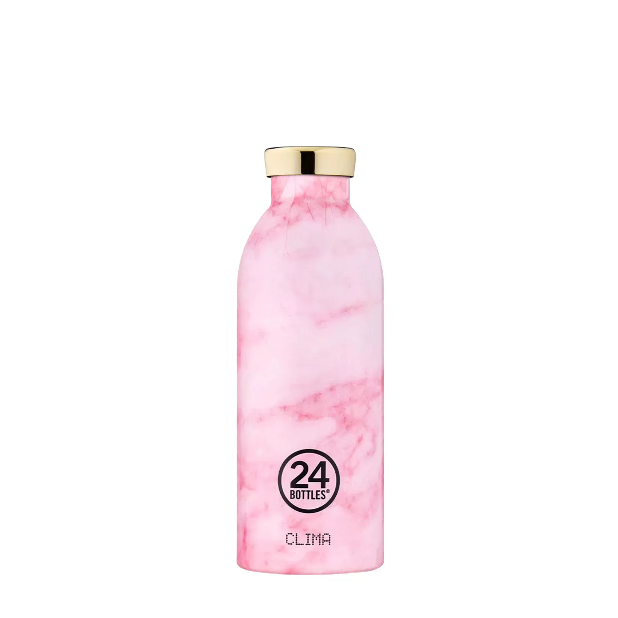 Bottiglia Termica 24 Bottles Clima 500ml Rosa Marmorizzato