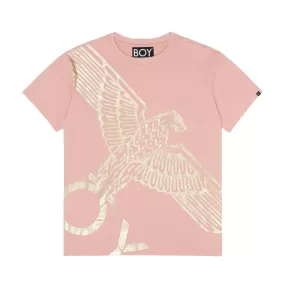 BOY WINGSPAN T-SHIRT - PINK/GOLD