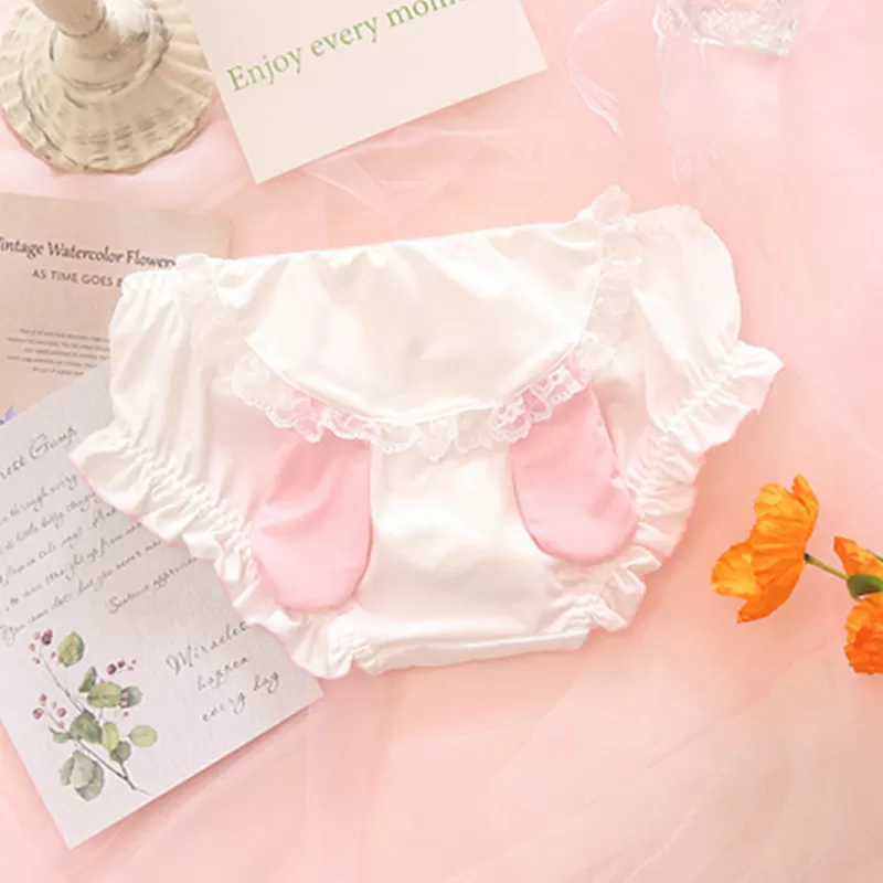 Bunny Ears Lace Ruffle Panties AD210003