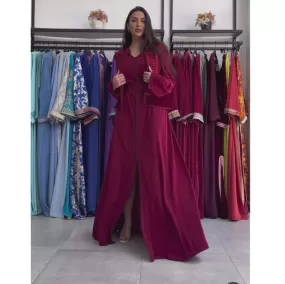 Burgundy Kaftan