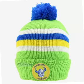 Canberra Raiders Adult NRL Heritage Retro Beanie Rugby League