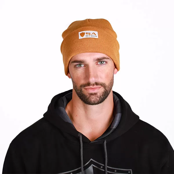 Classic Beanie | Brown SA Shield