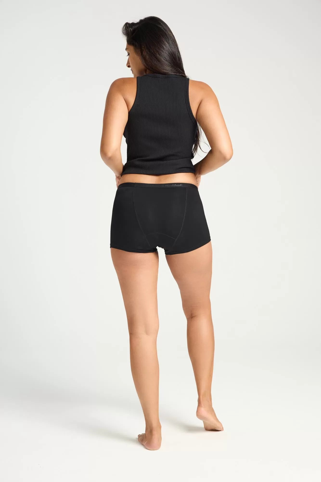 Classic Boyshort Heavy-Overnight Black