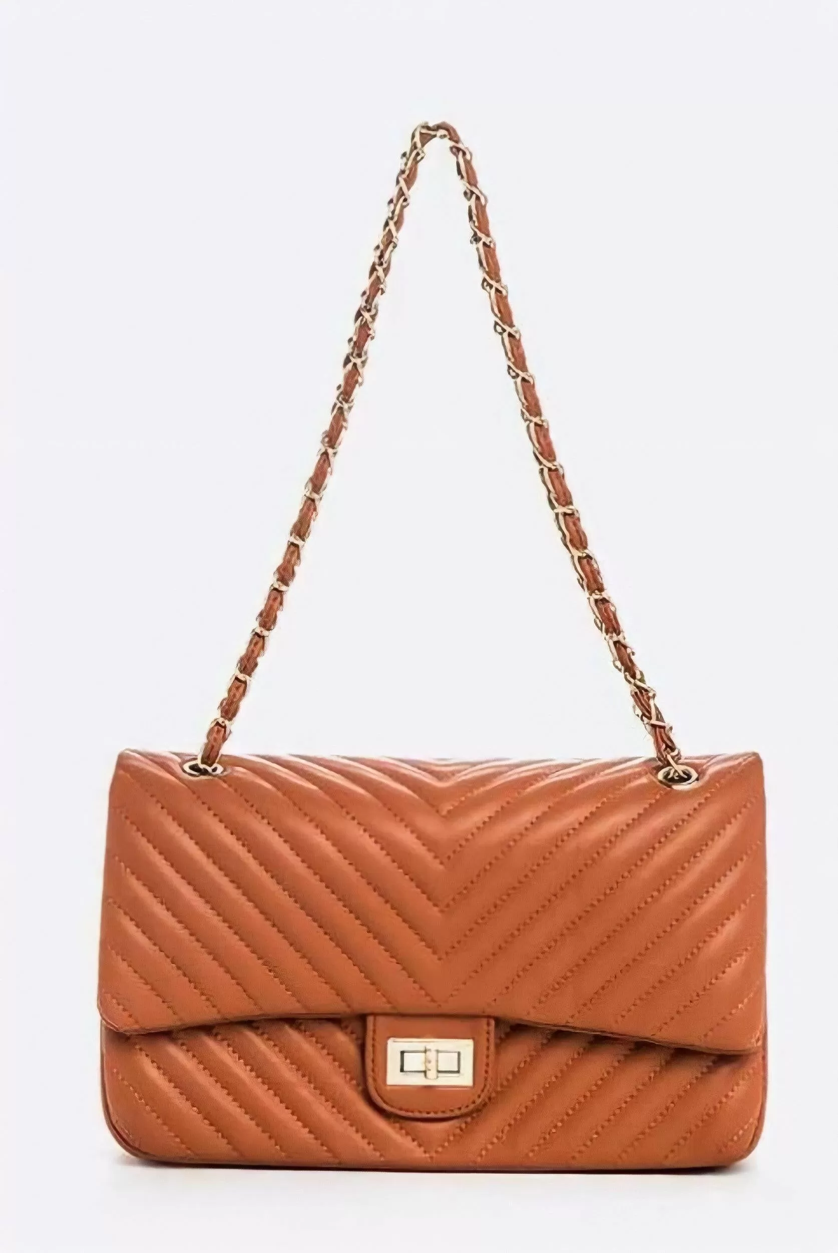 Classic Edge Handbag (Tan)