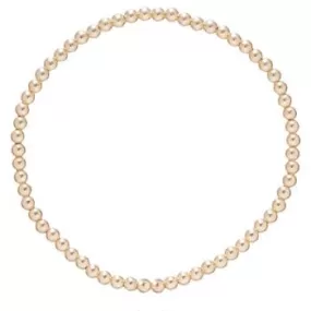 Classic Gold 3mm Bead Bracelet