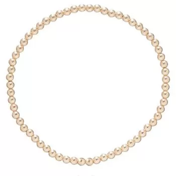 Classic Gold 3mm Bead Bracelet