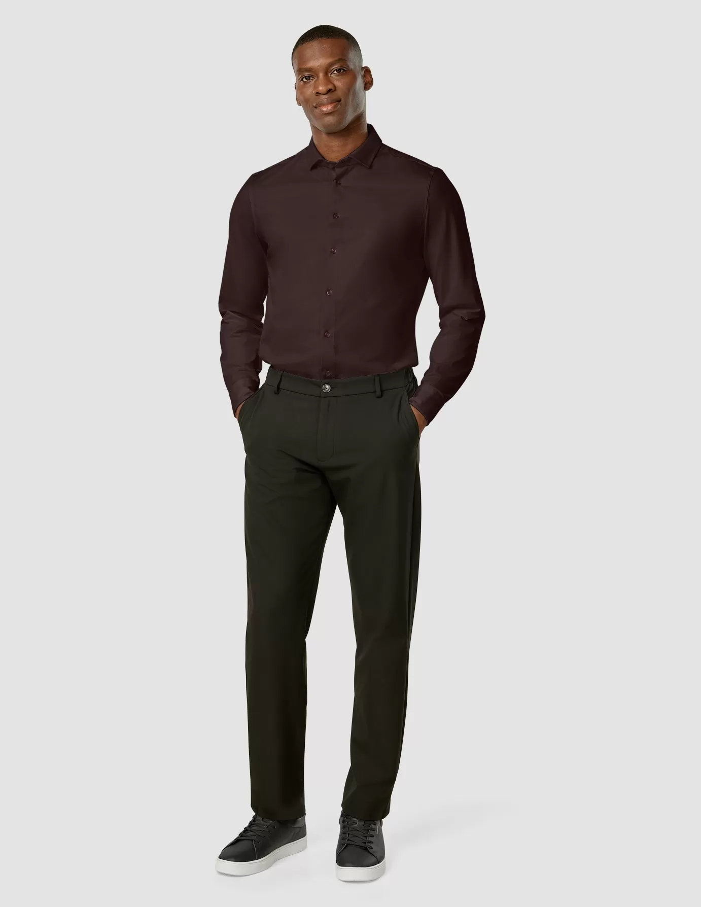 Classic Shirt Slim Espresso