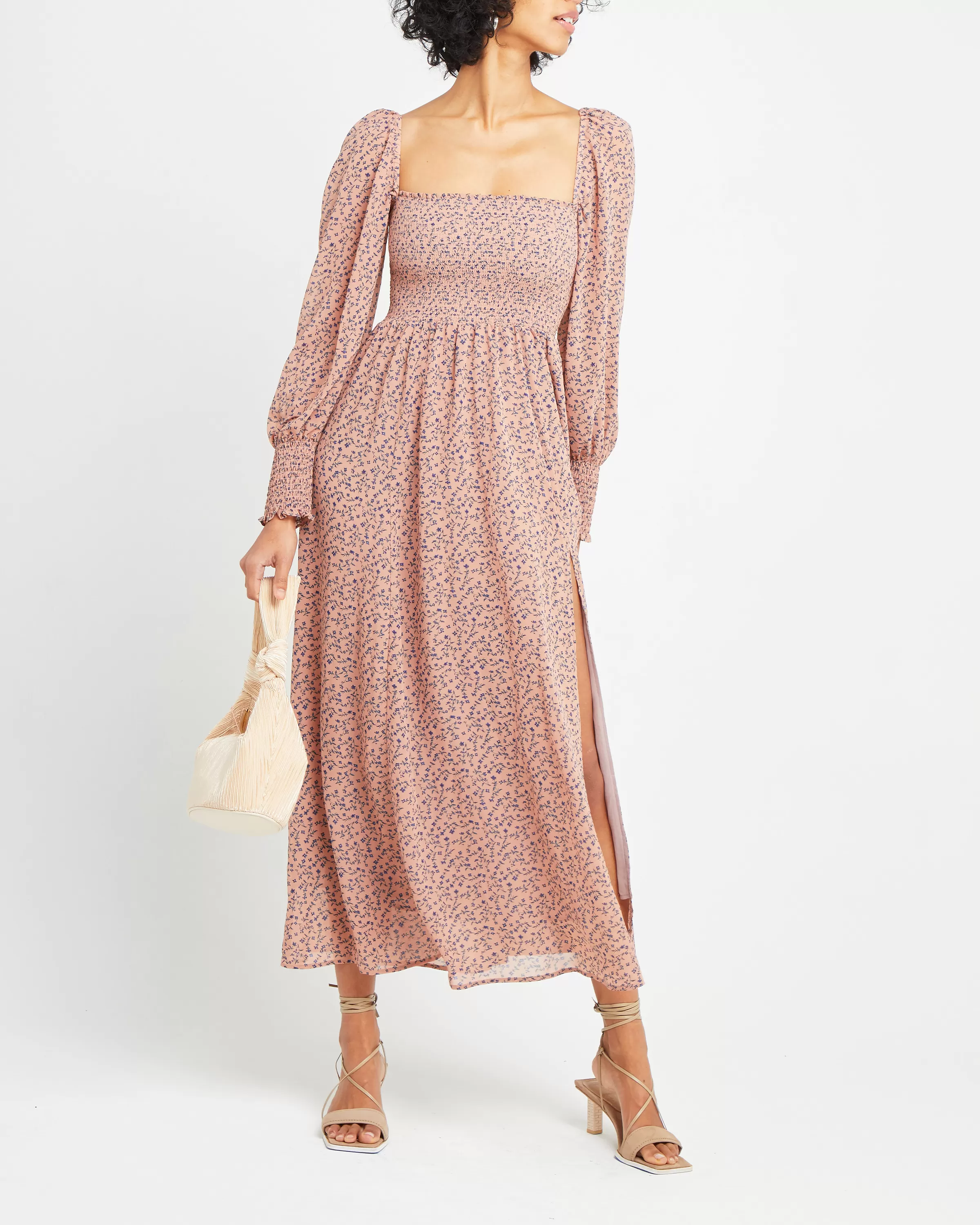 Classic Smocked Maxi Dress