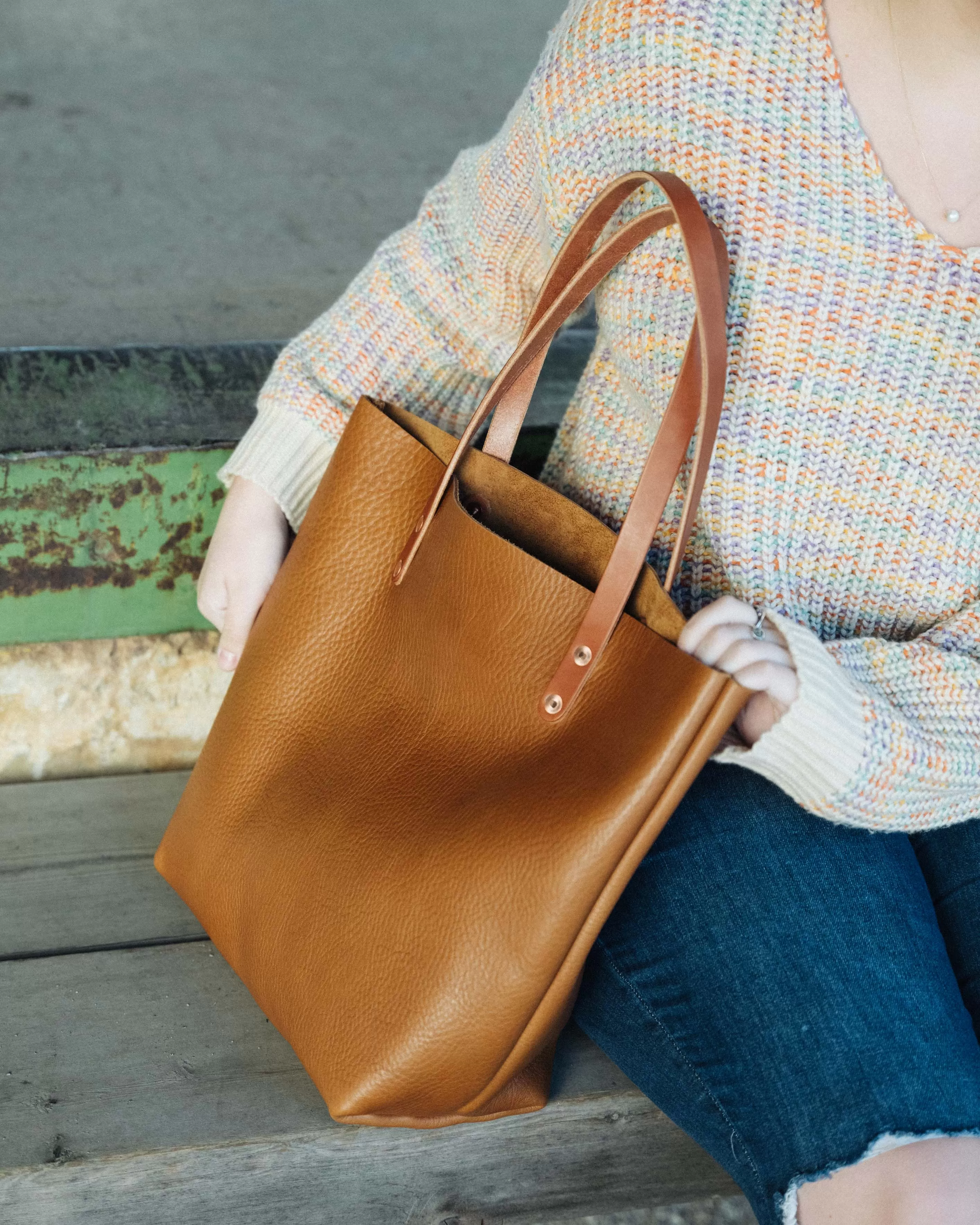 Cognac Cypress Tote