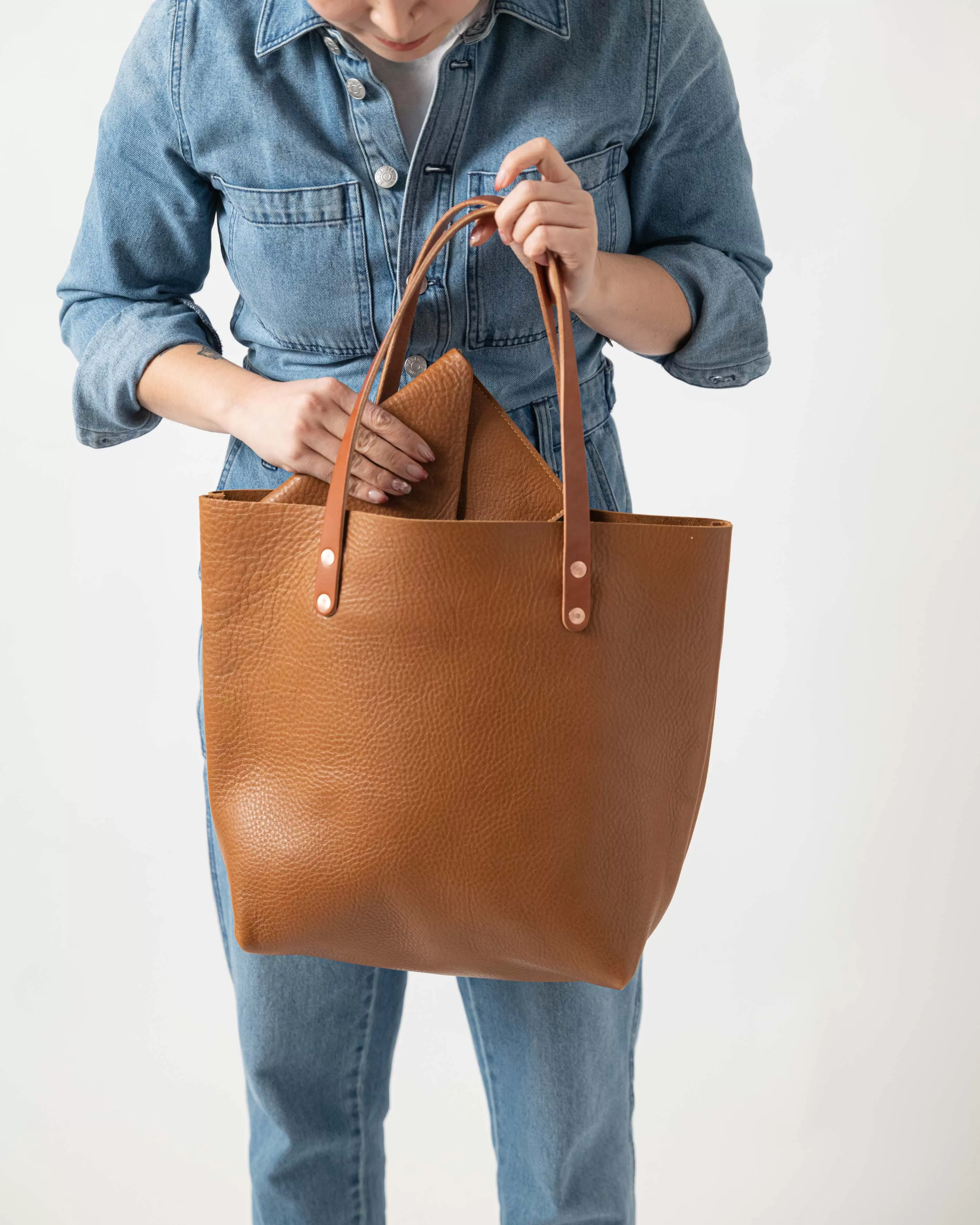 Cognac Cypress Tote