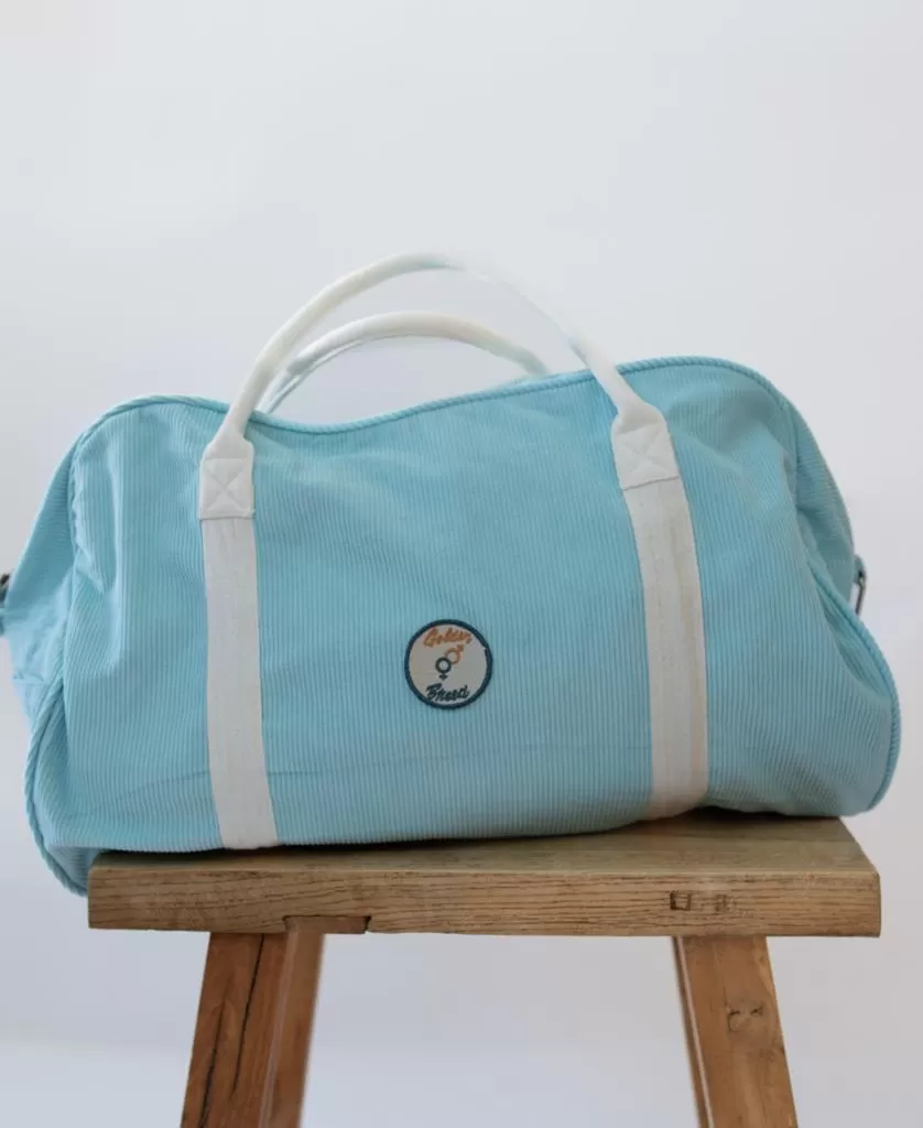 Cord Roll Bag | Turquoise