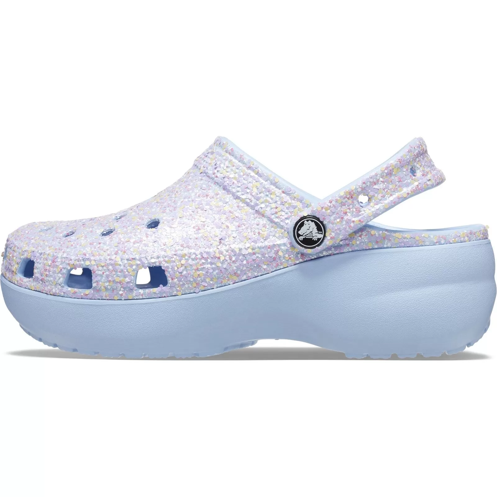 Crocs Classic Platform Glitter Clogs