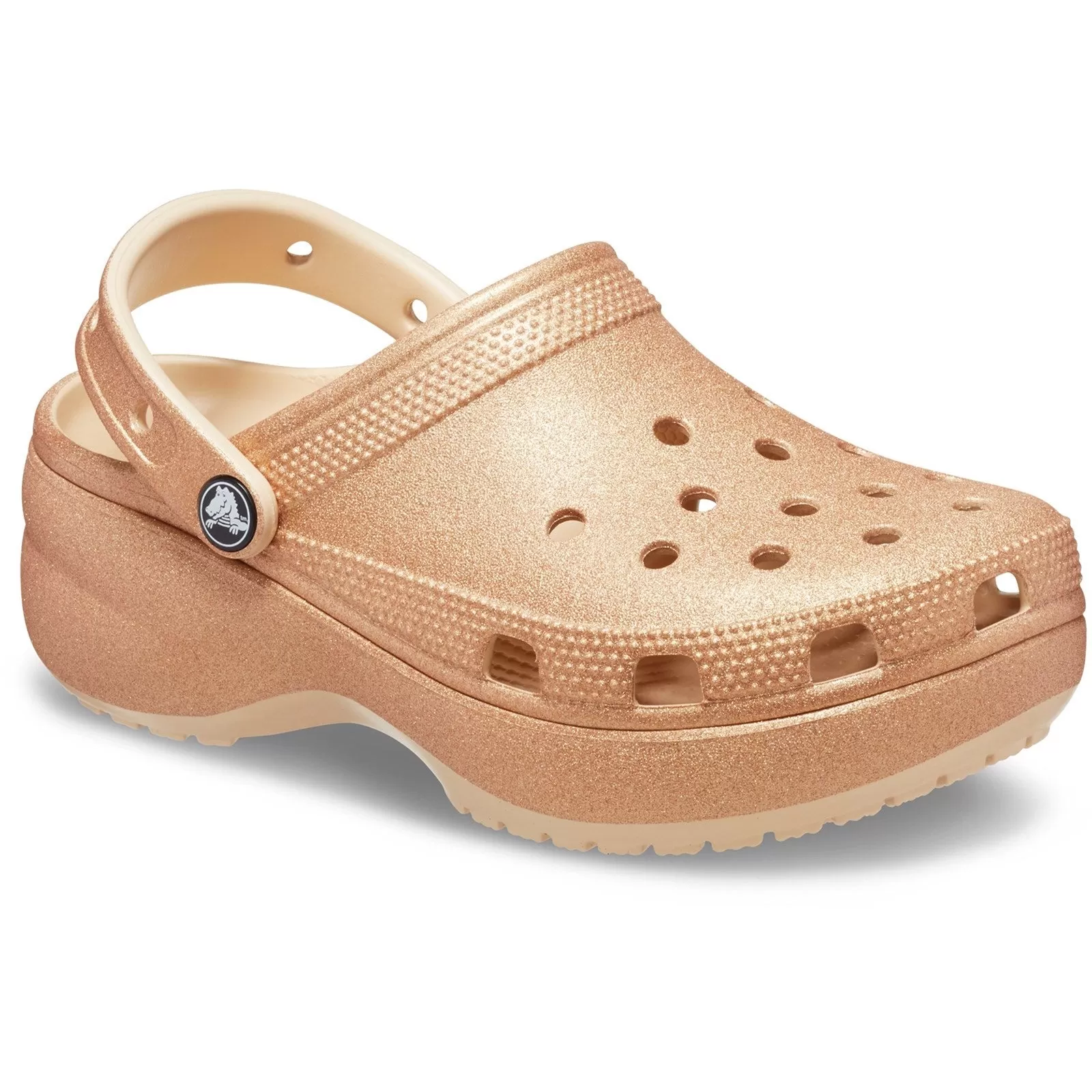 Crocs Classic Platform Glitter Clogs