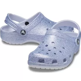 Crocs Kids Youths - Glitter Crocs Frosted  Sparkle Lavender