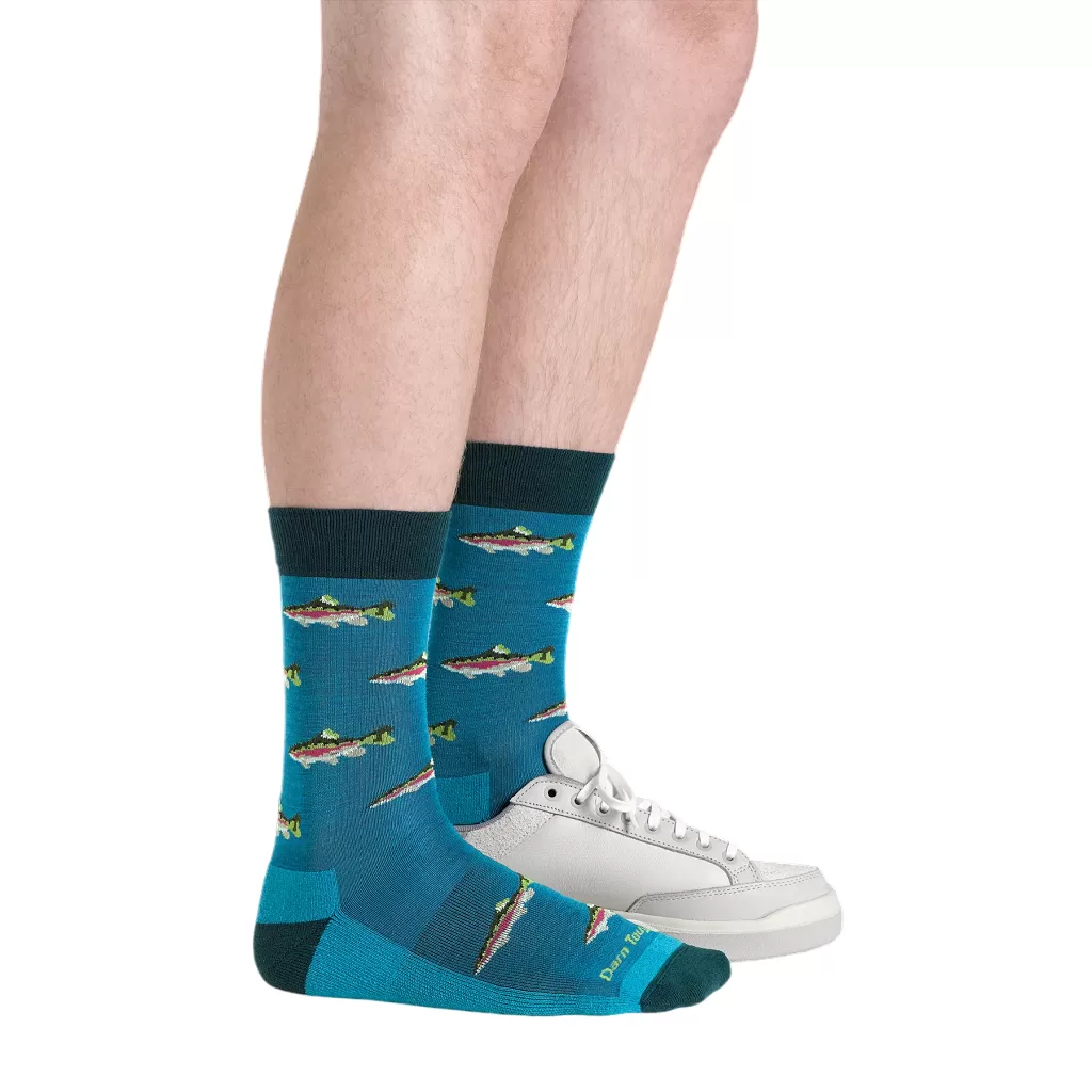 Darn Tough Men's Spey Fly Crew Lightweight Sock - Cushion