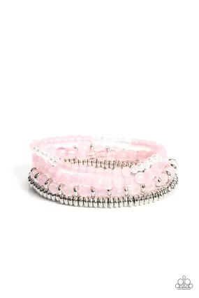 Destination Dreamscape Pink Bracelet - Paparazzi Accessories