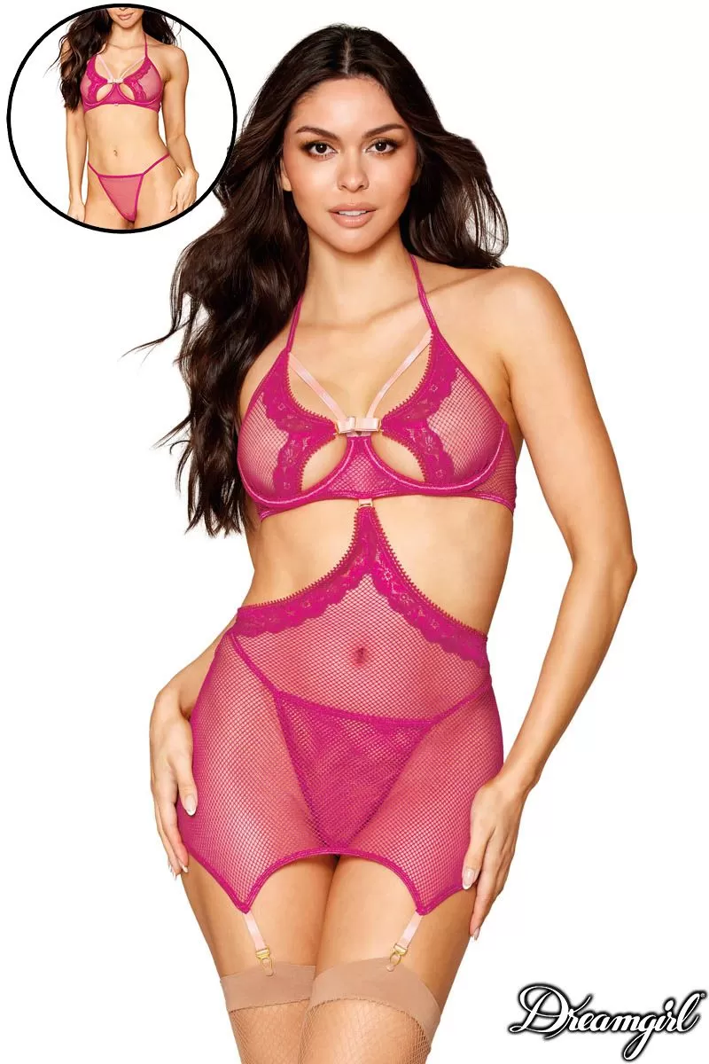 Detachable Net Garter Slip