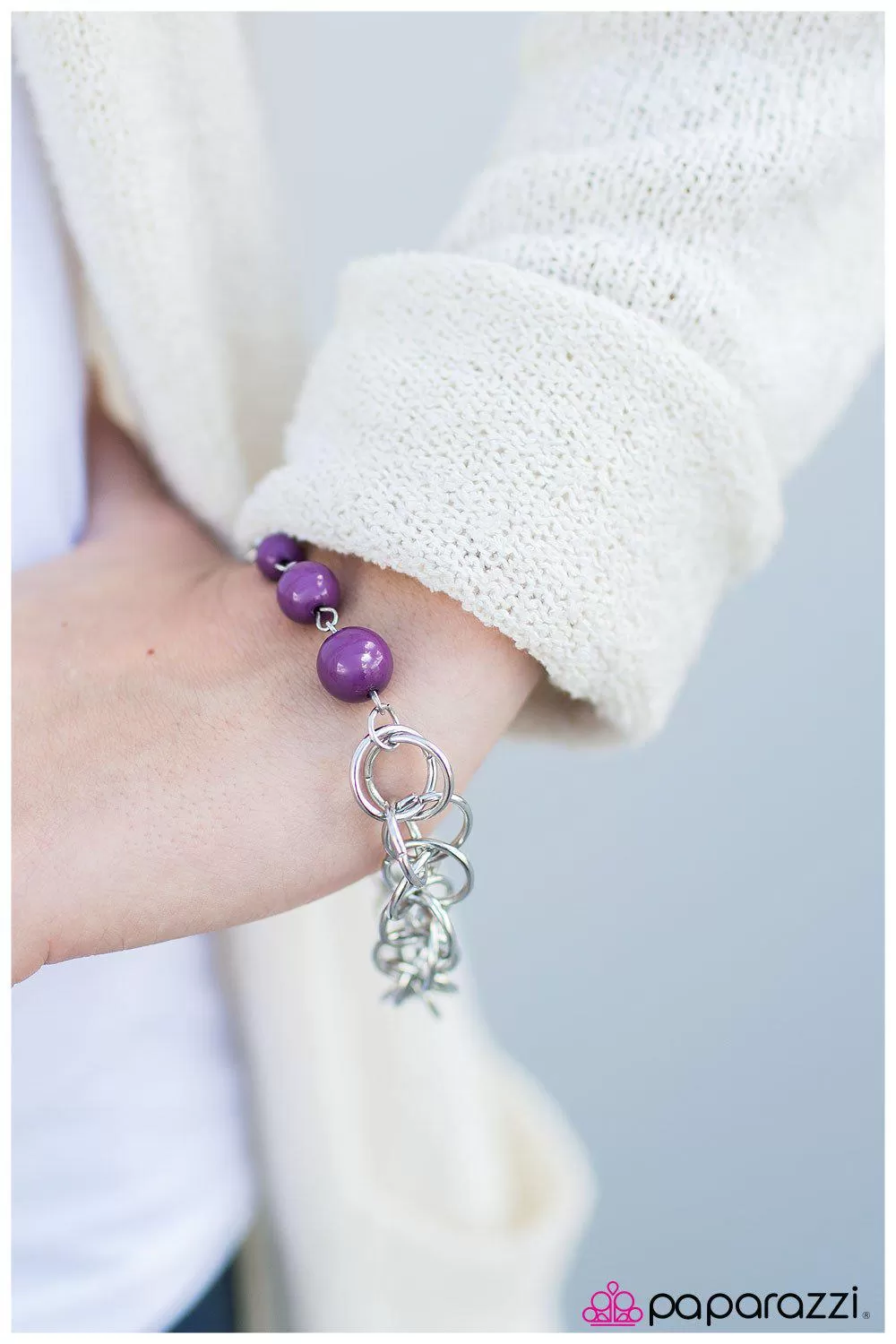 Divinely Divine Purple Bracelet - Paparazzi Accessories