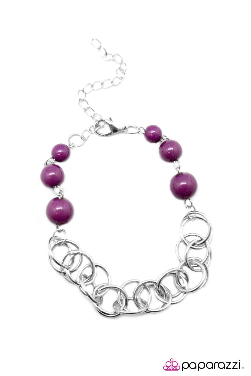 Divinely Divine Purple Bracelet - Paparazzi Accessories