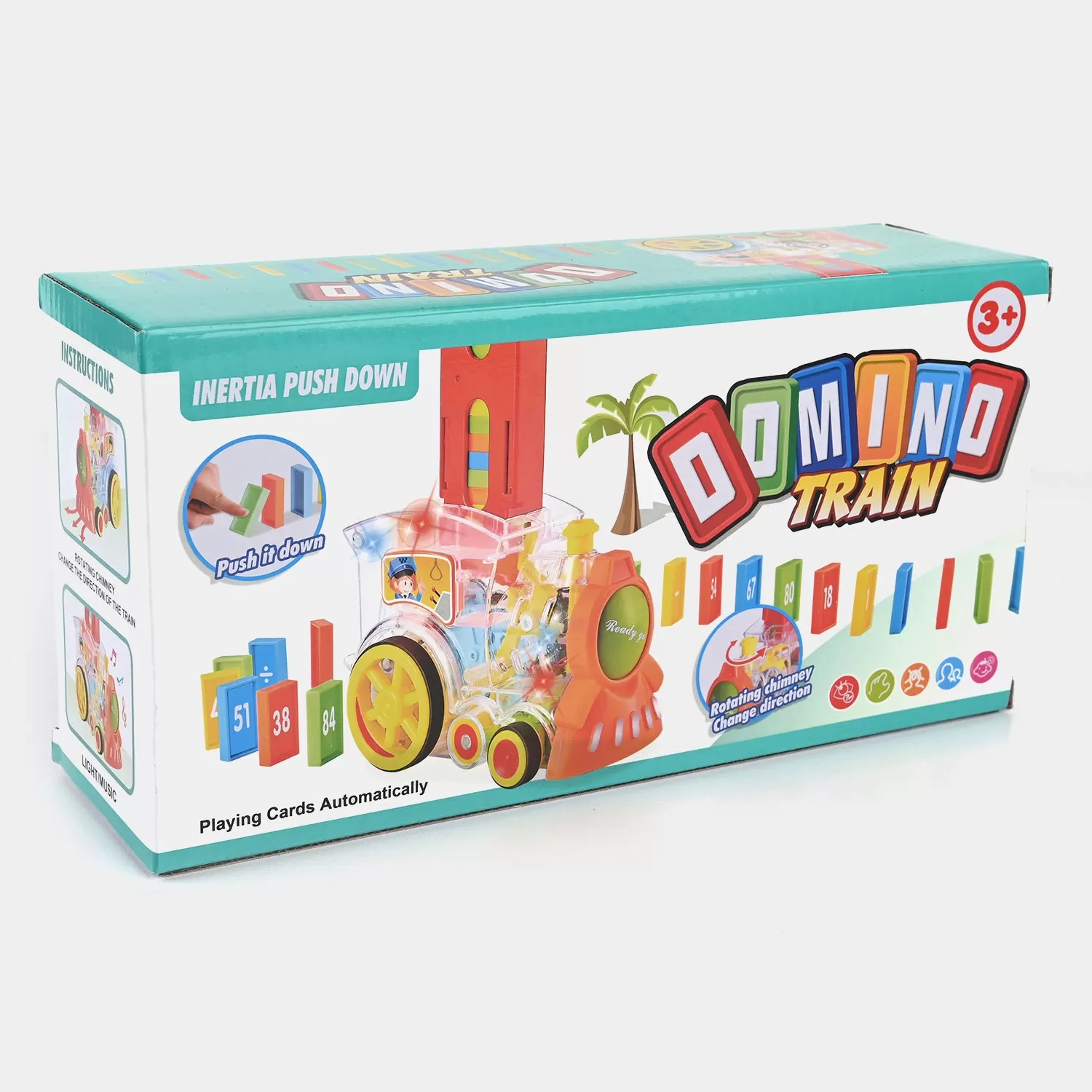 Domino Train With Light & Music Toy For Kids