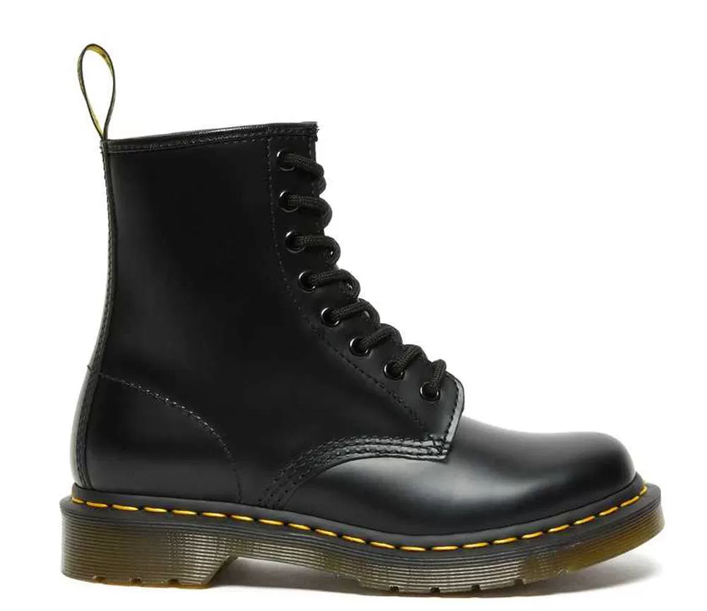 DR. MARTENS Women's 1460 Smooth Lace Up Boots (Black)