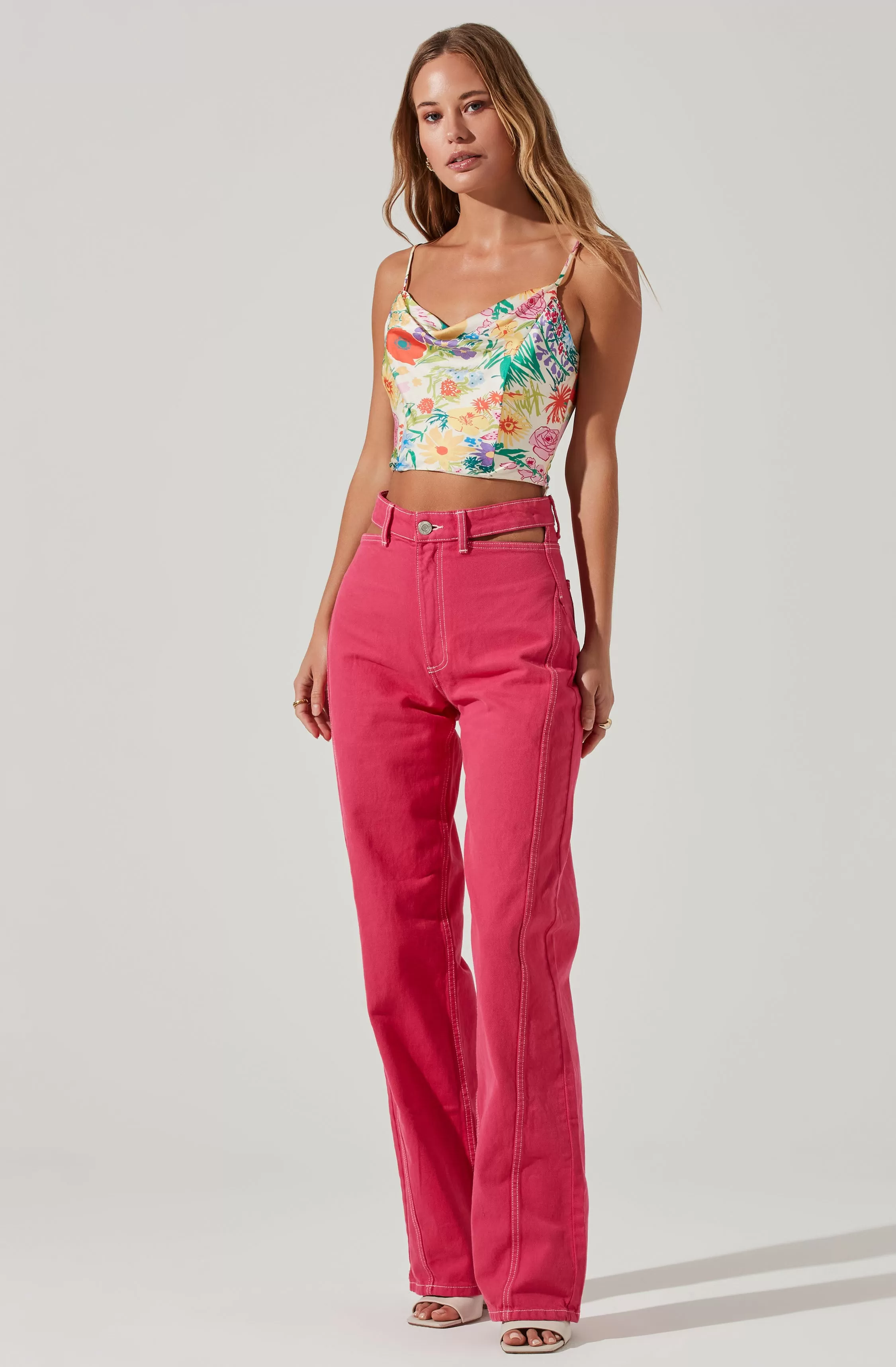 Ellery Floral Crop Top