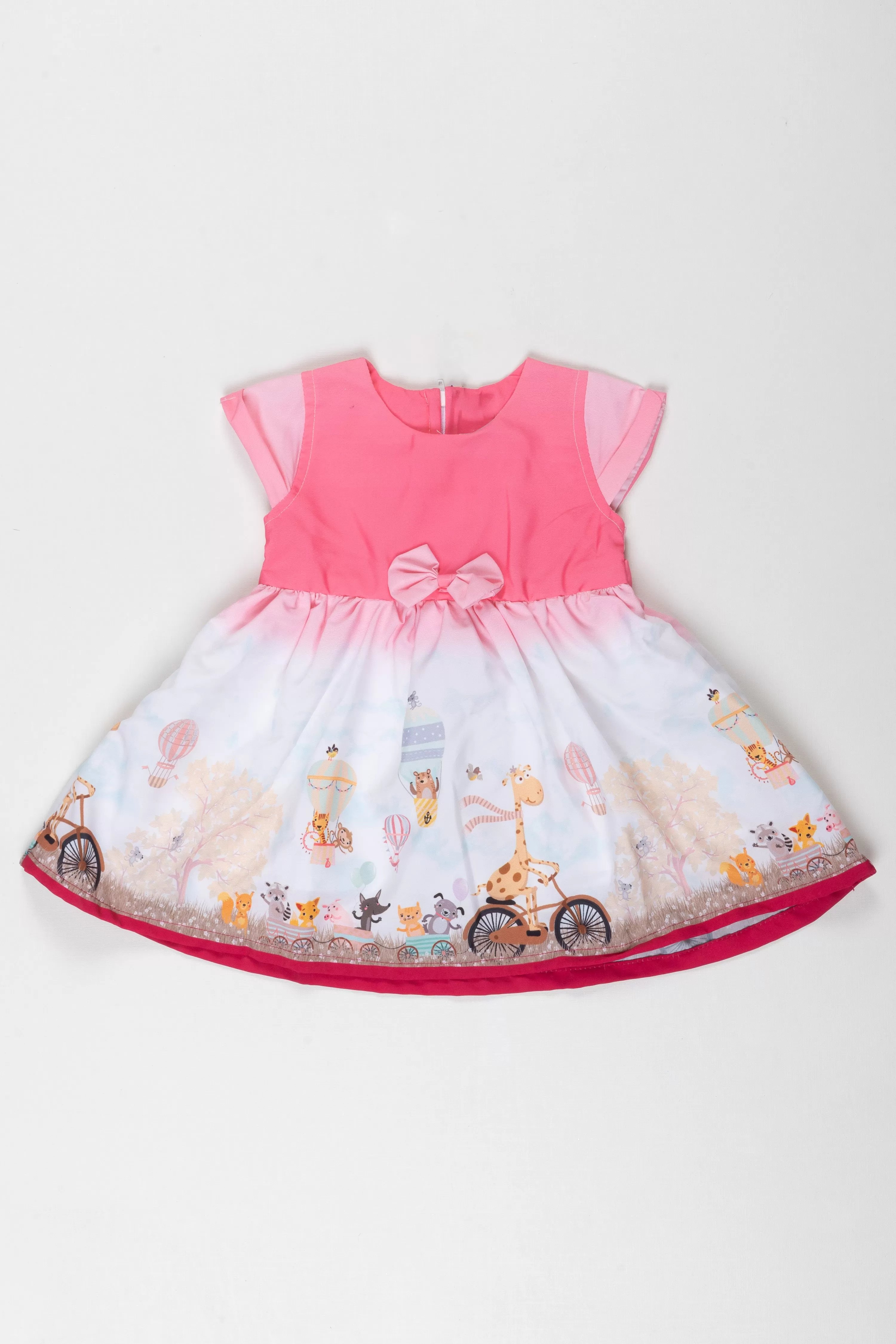 Enchanted Garden Baby Girl Frock - Pink Delight Edition