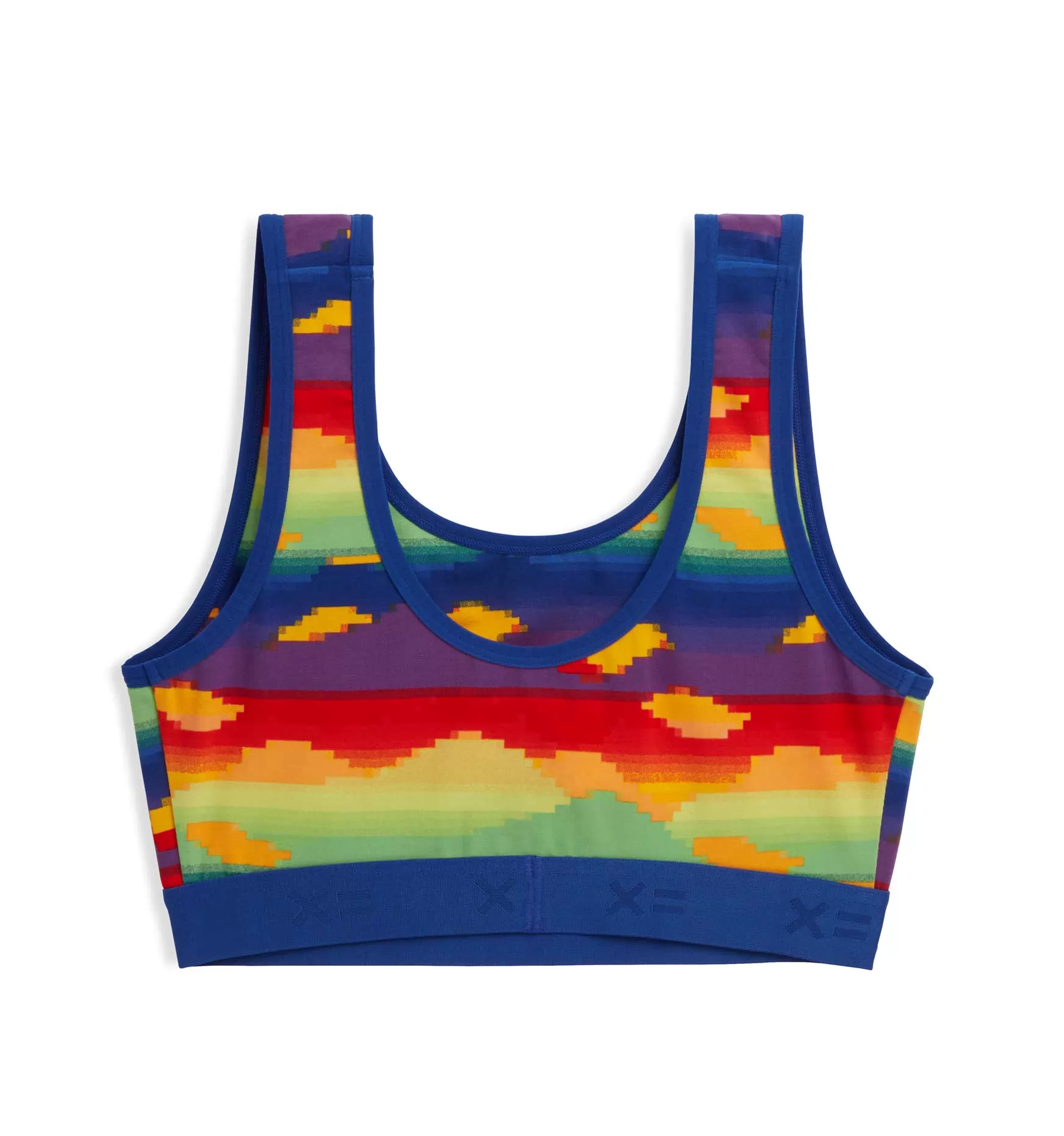 Essentials Soft Bra LC - Digital Rainbow