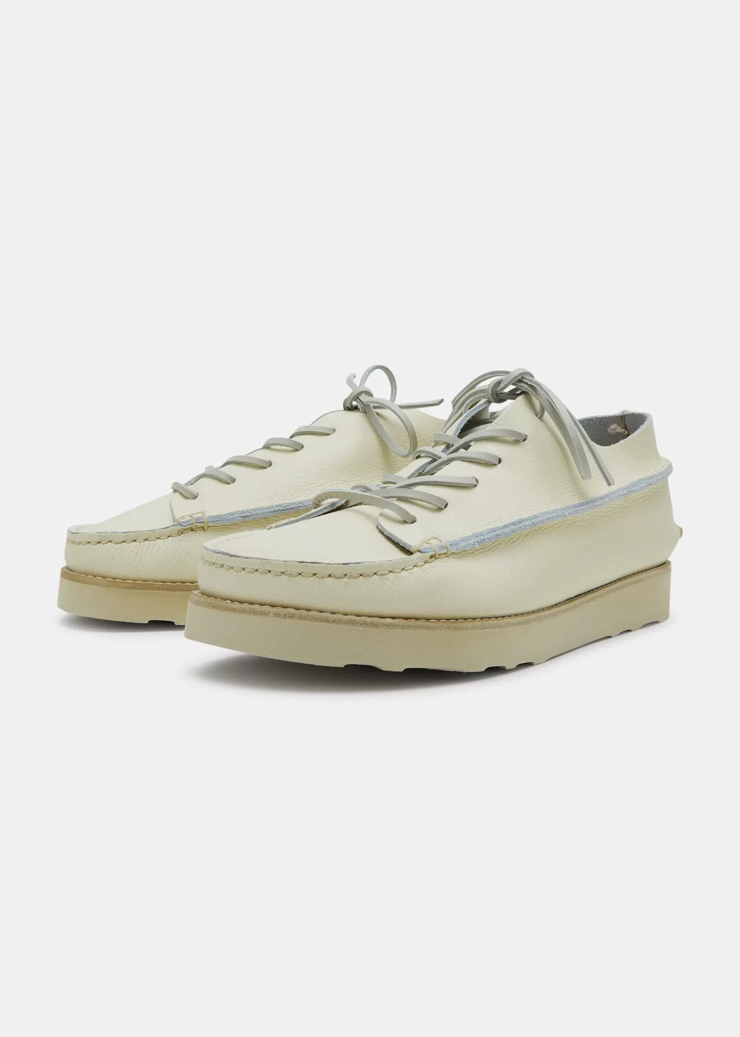 Finn III Tumbled Leather Shoe On EVA - Off White