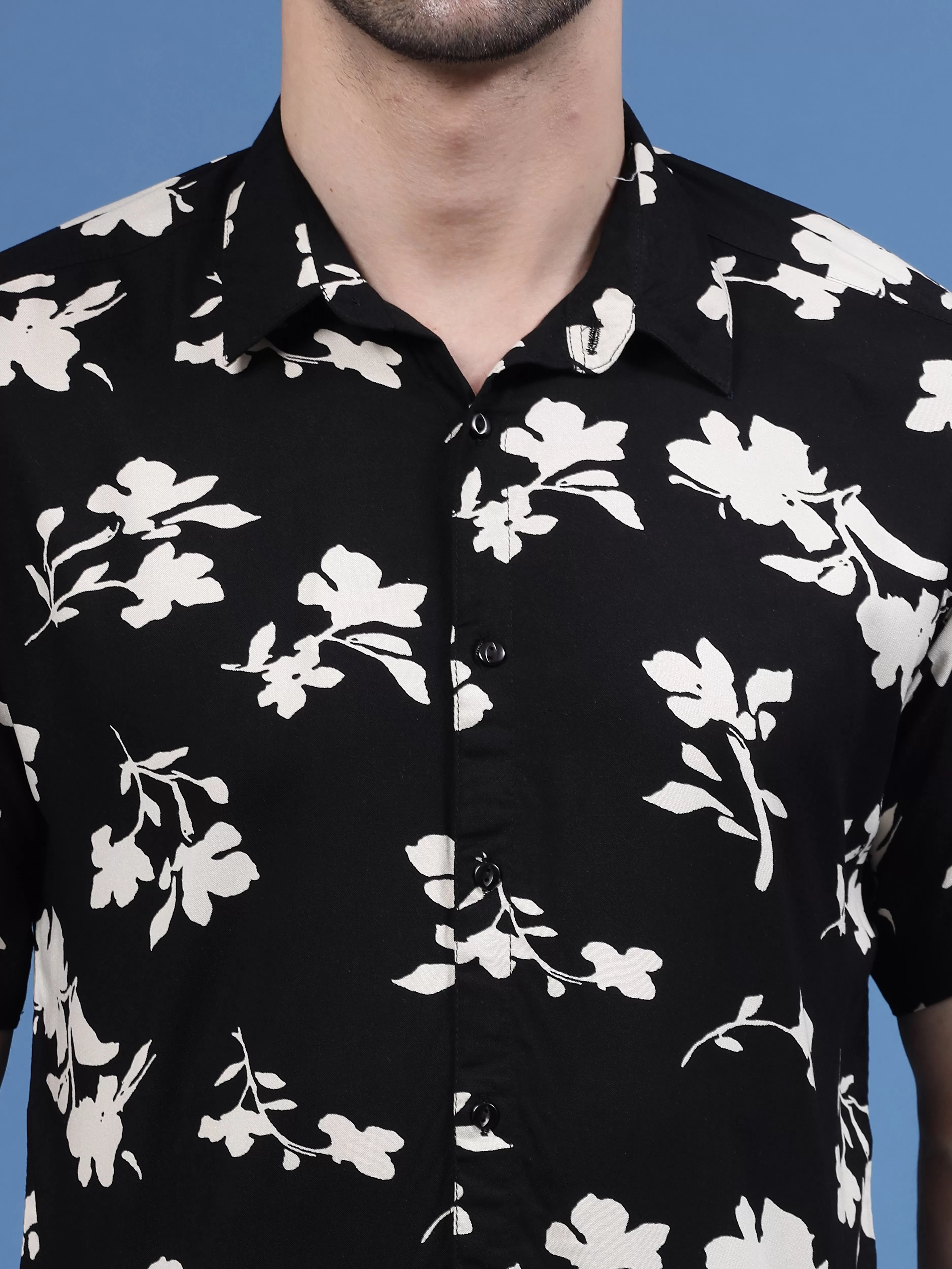 Floral Fantasy Rayon Shirt