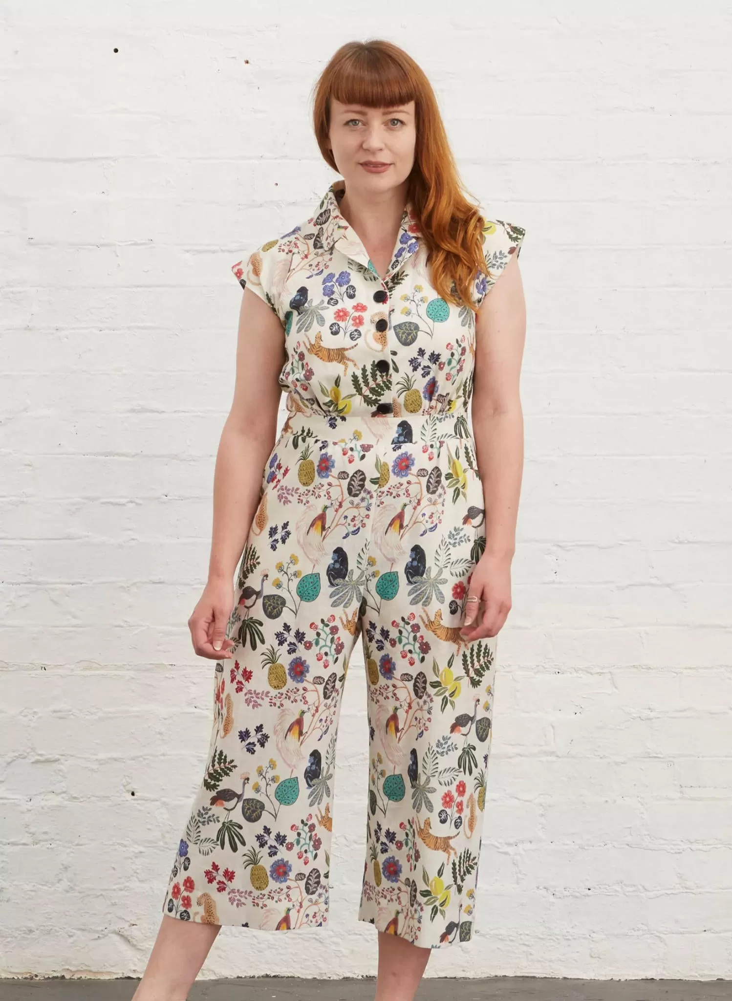 Francesca Jumpsuit - Paradise Garden