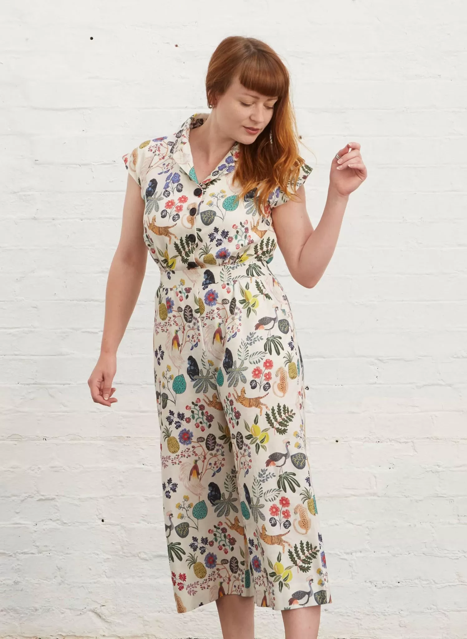 Francesca Jumpsuit - Paradise Garden