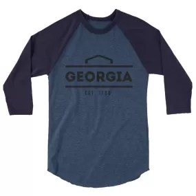 Georgia - 3/4 Sleeve Raglan Shirt - Established