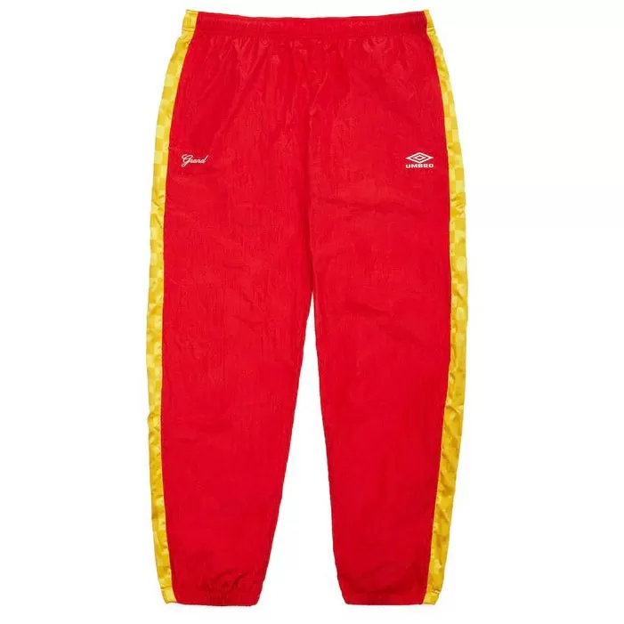 Grand Collection X Umbro Track Pant Red/Yellow