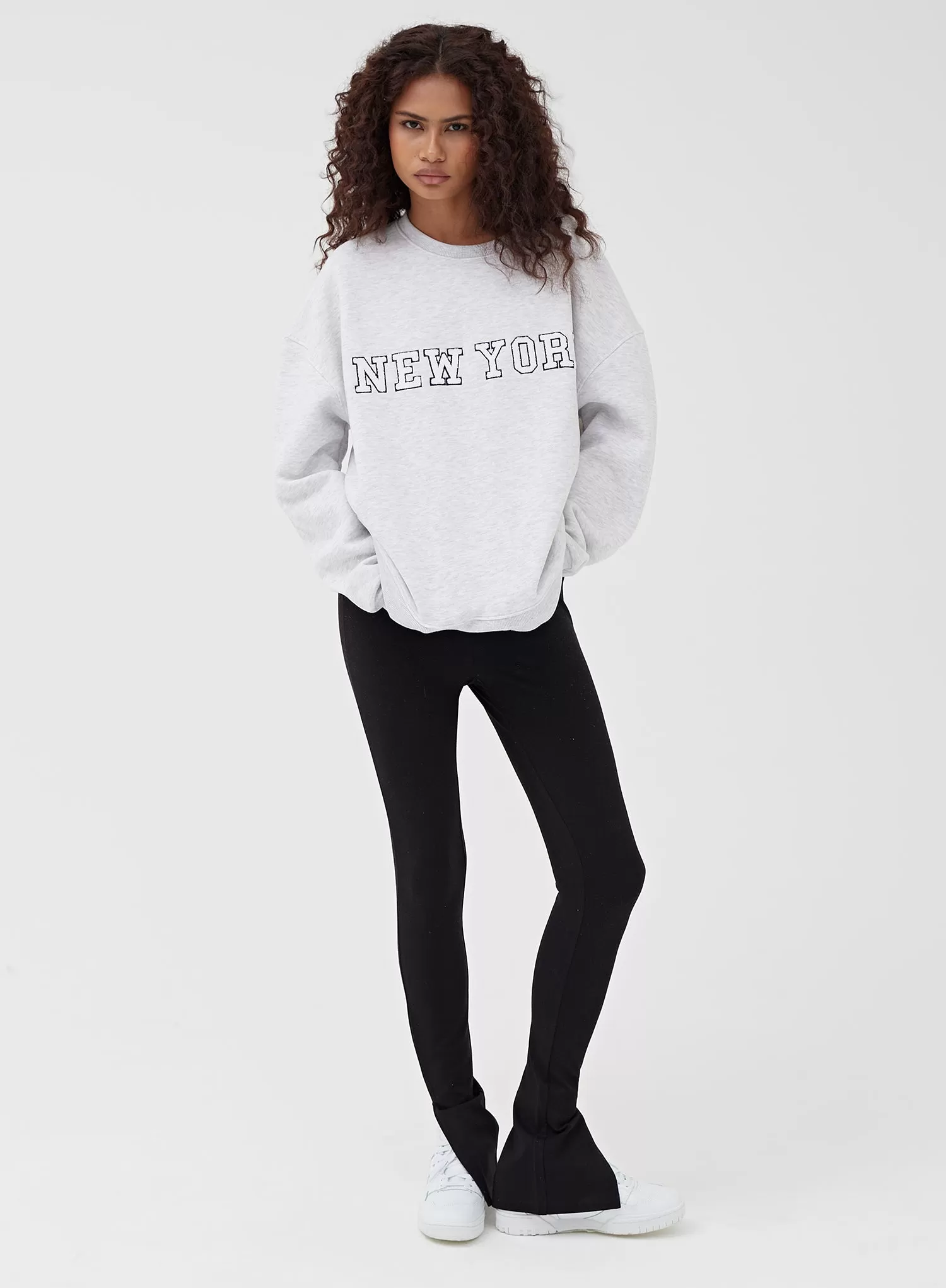 Grey New York Oversized Sweatshirt – Savannah