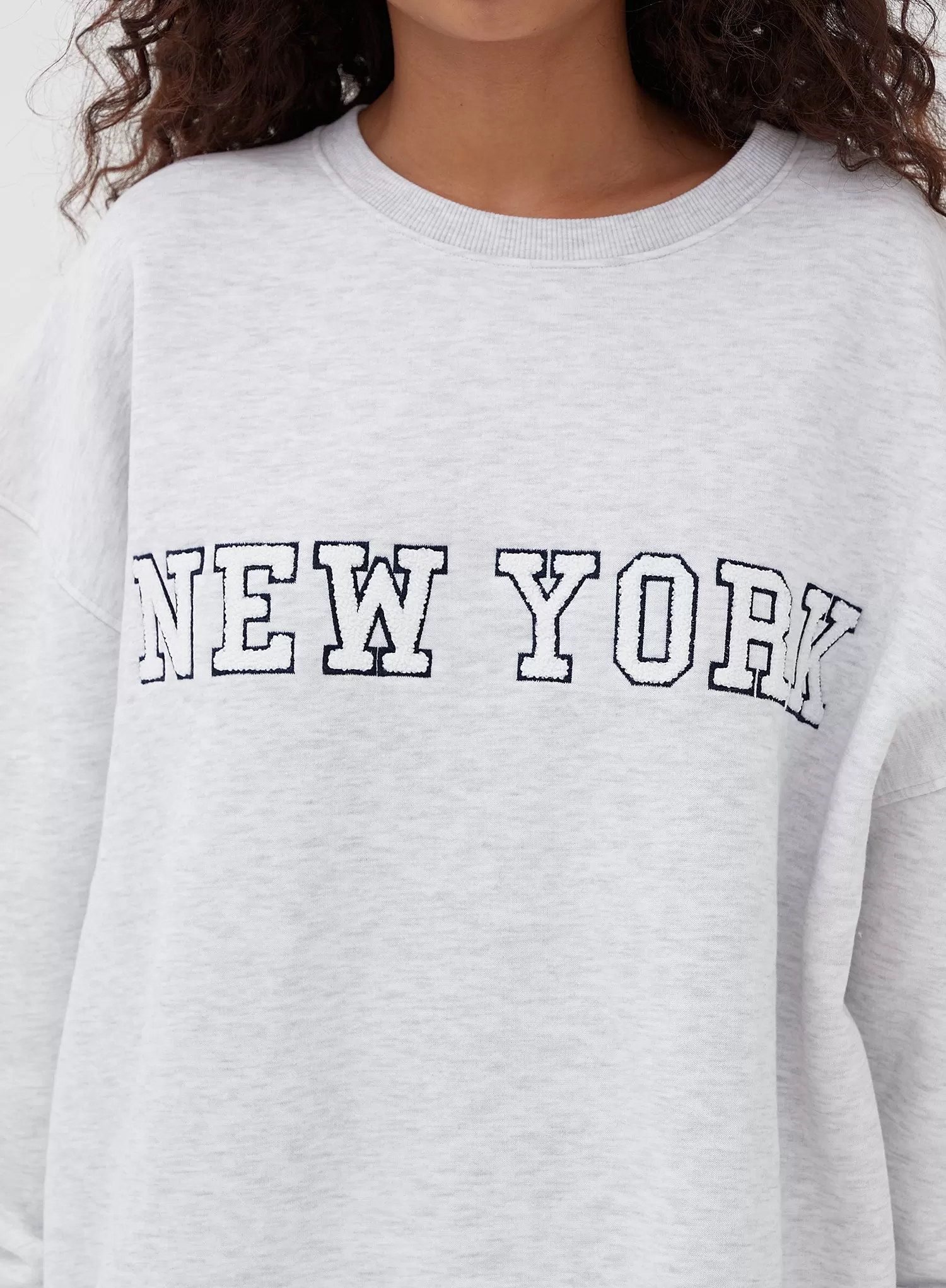 Grey New York Oversized Sweatshirt – Savannah