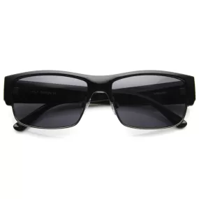 Half Frame Performance Rectangle Sunglasses