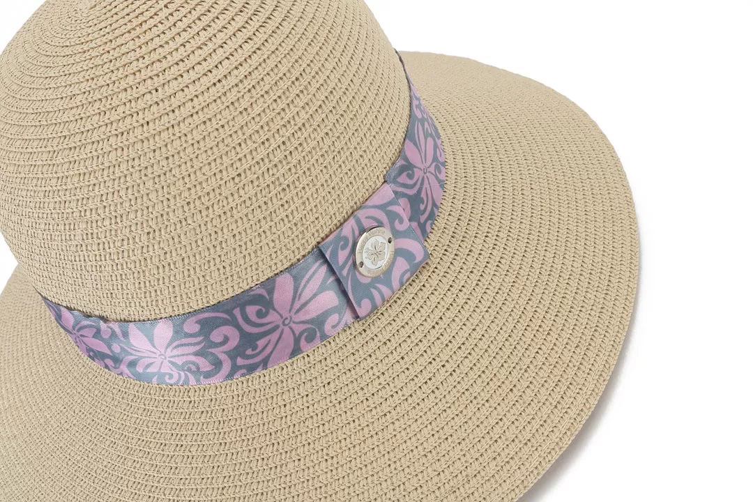 Hat Orchid Beige Tapa Tiare Pink Grey