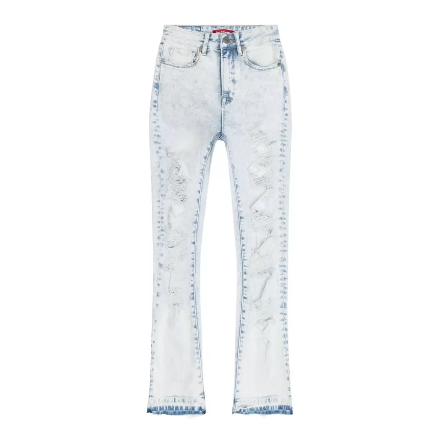 Heavy Ripoff Semi Basic Denim Pants - Rivington Splash