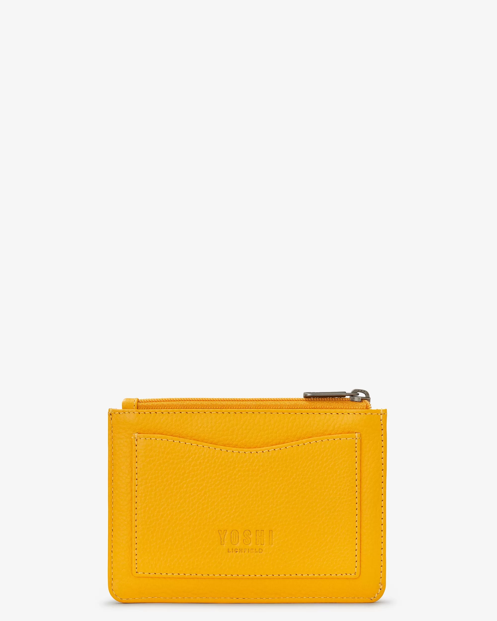 Highland Cow Yellow Leather Franklin Purse