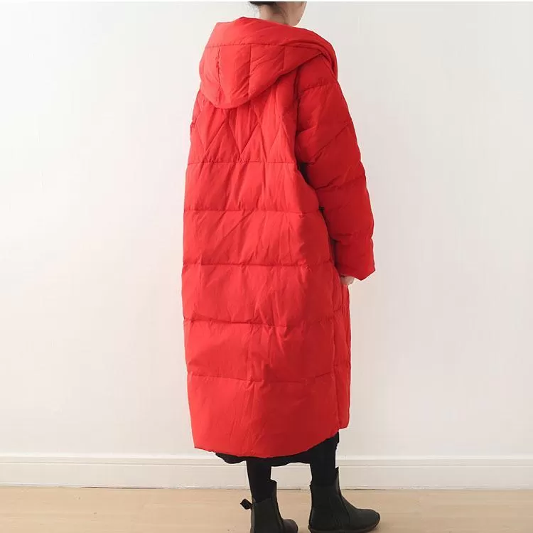 Hooded Loose Women Down Jacket